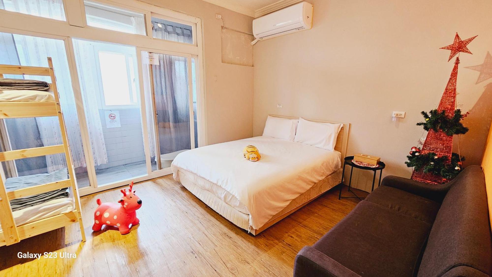 羅里濱海輕旅 Rory Hostel Luzhu Luaran gambar