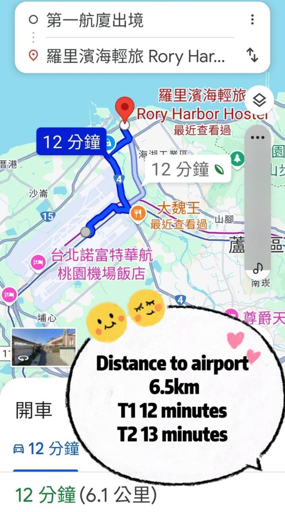 羅里濱海輕旅 Rory Hostel Luzhu Luaran gambar